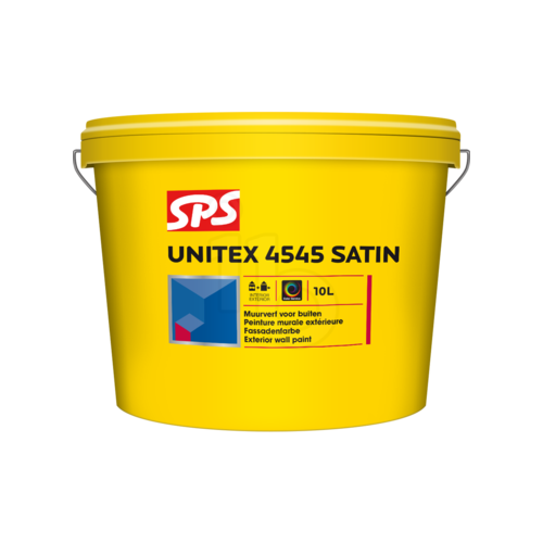 UNITEX 4545 SATIN wit - blanc 10 lt